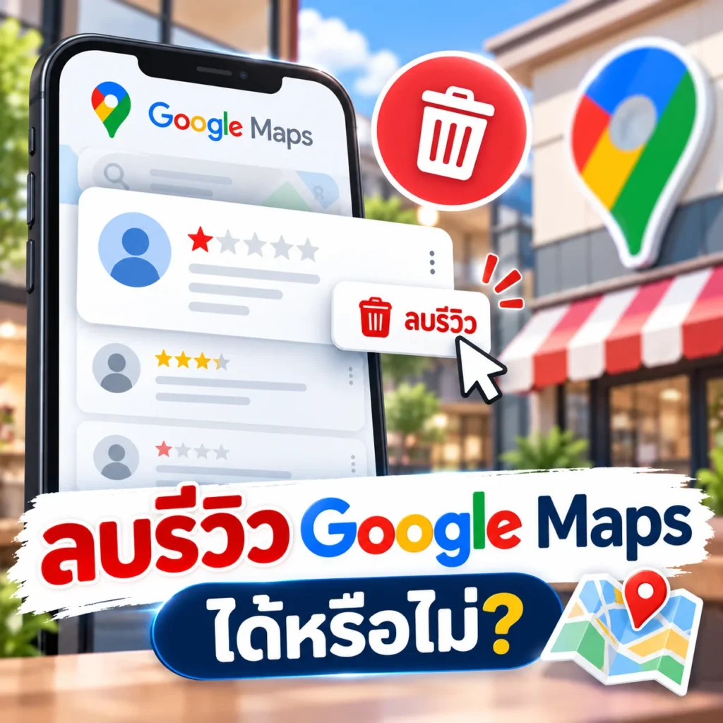 ลบรีวิว Google Maps ได้หรือไม่ พร้อมตัวอย่างรีวิวและวิธีตรวจสอบเงื่อนไขการลบ